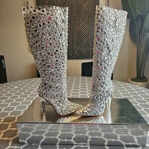 Azalea Wang Embellished boots size 7.5